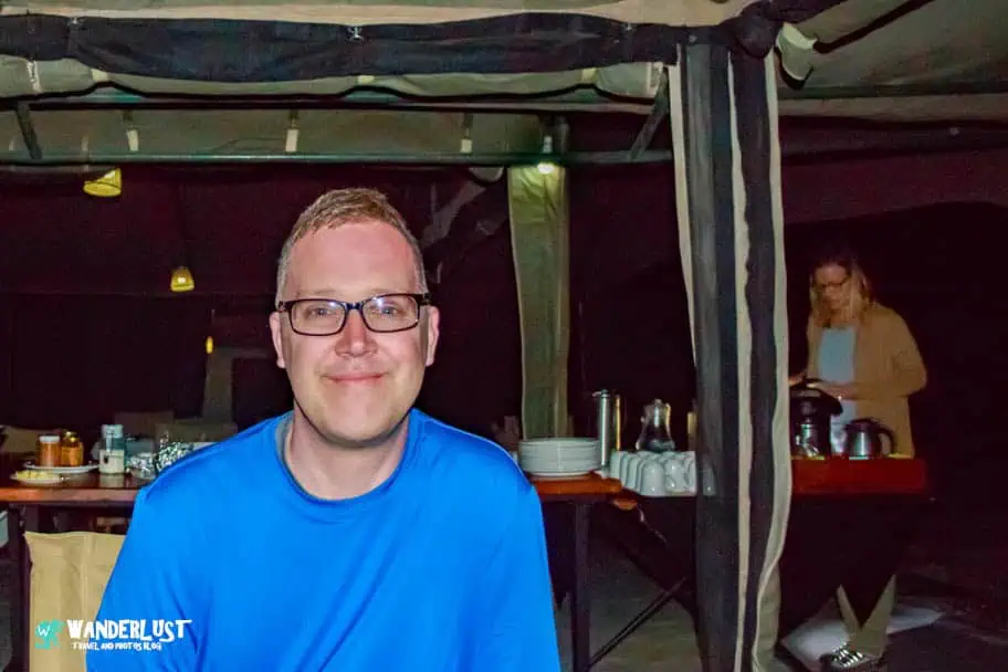 Camping in the Serengeti
