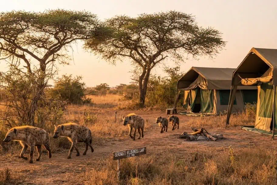 Camping in the Serengeti National Park