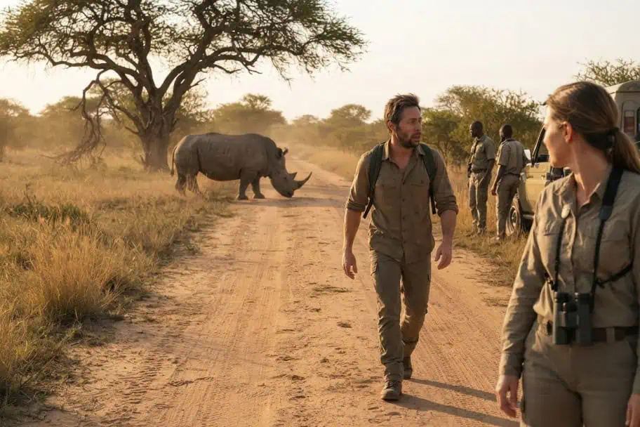 Getting Chased by a Rhino in Kruger National Park Are Walking Safaris Safe