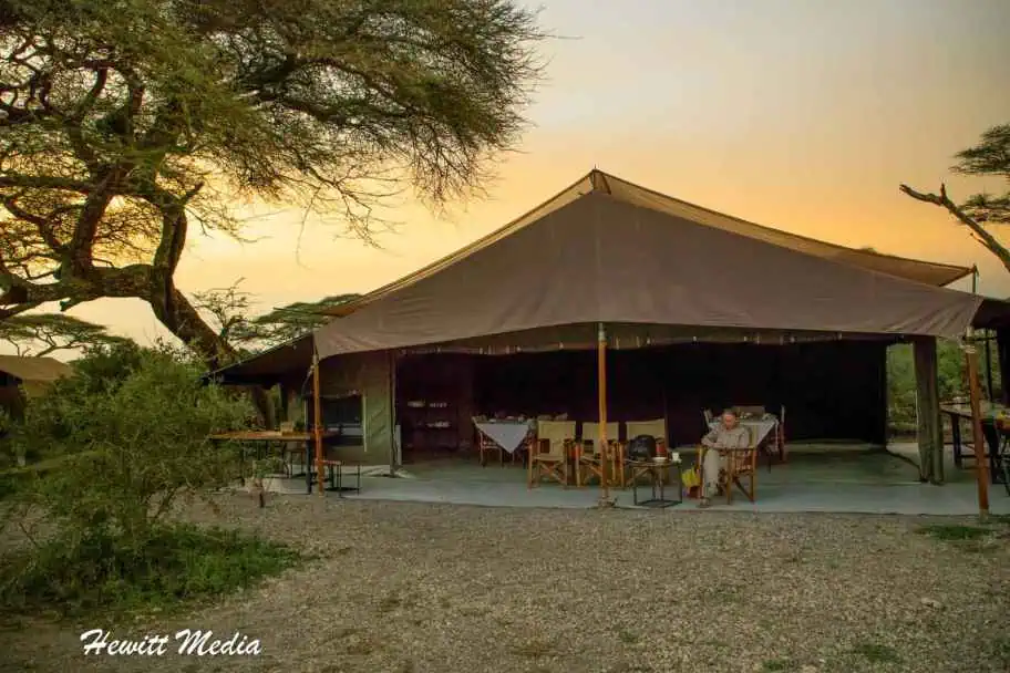 Camping in the Serengeti