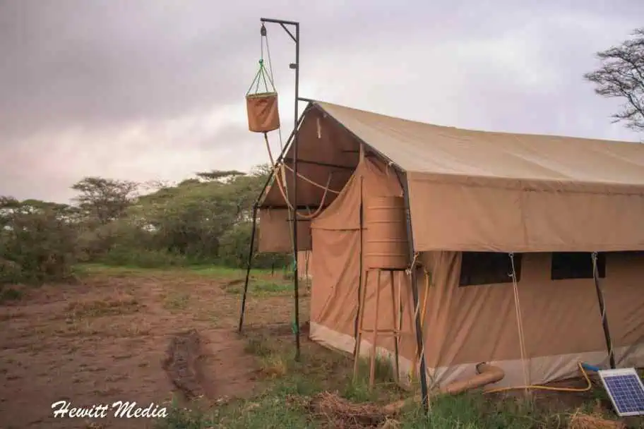 Camping in the Serengeti