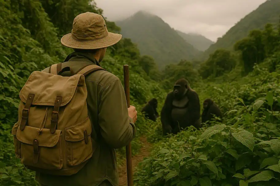 Trek to See Gorillas - Mountains in Volcanoes National Park