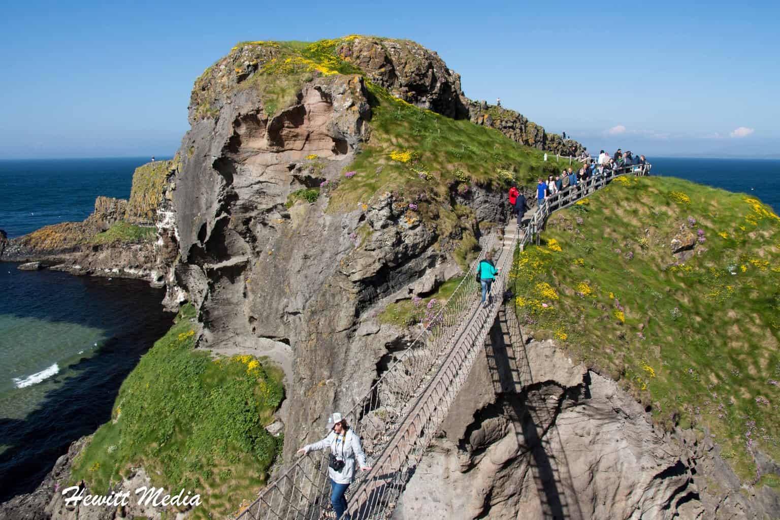 Ireland Travel Itinerary - Carrick-a-Rede Rope Bridge