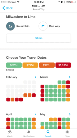 Essential Travel Apps - Hopper App