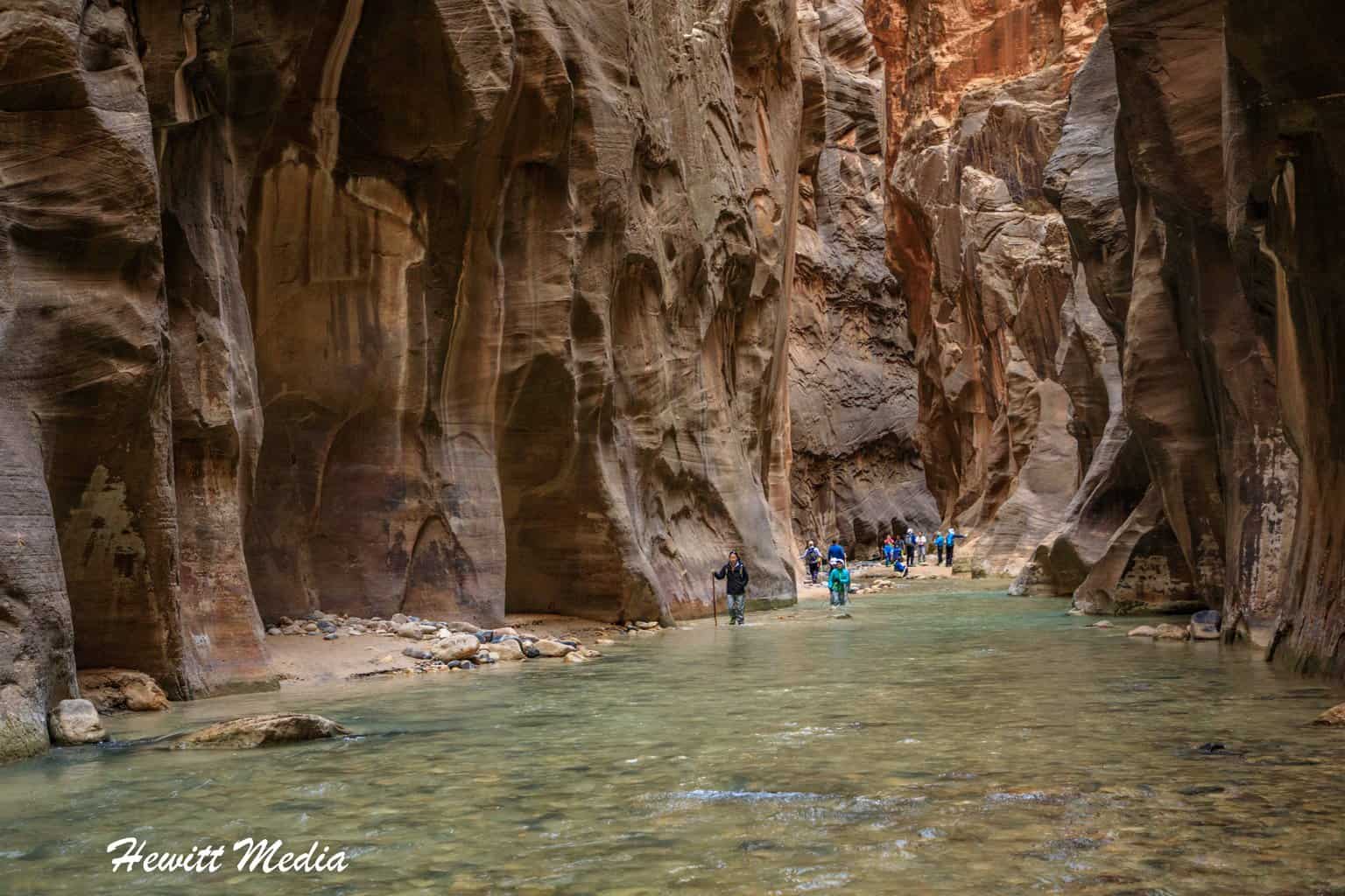 Southwest United States Travel Itinerary - Zion National Park the Narrows