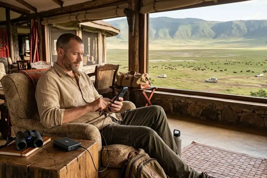 Bring a Portable Power Charger on Safari Bring a Portable Power Charger on Safari