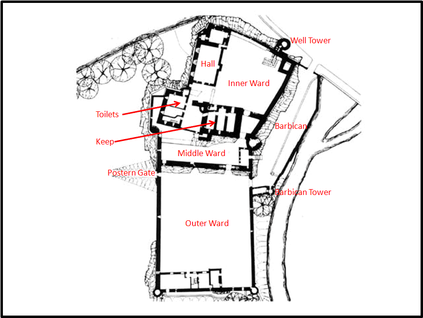 Cahir Castle Grounds Map