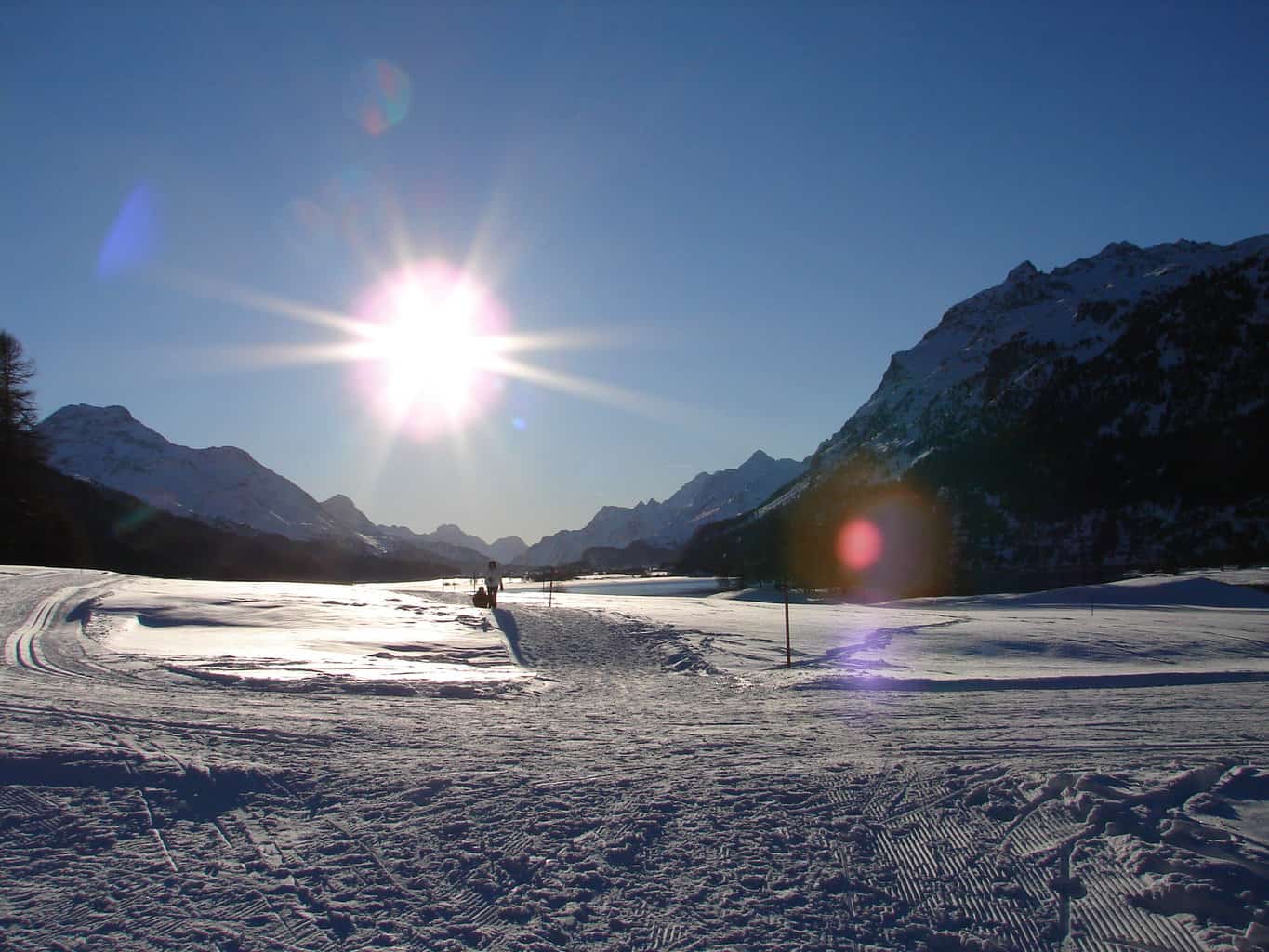 Winter Photography Tips - Avoid Lens Flare by Using a Lens Hood