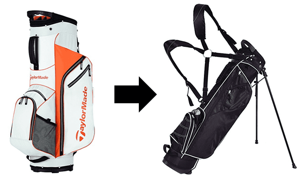 Switch Bags When Traveling with Golf Clubs