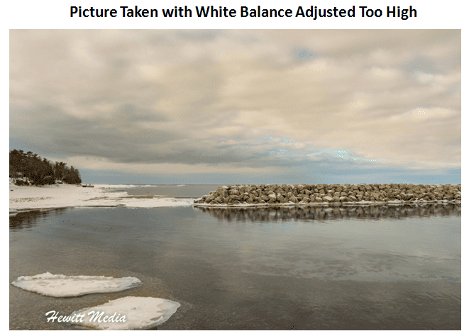 Winter Photography Tips -White Balance Too High
