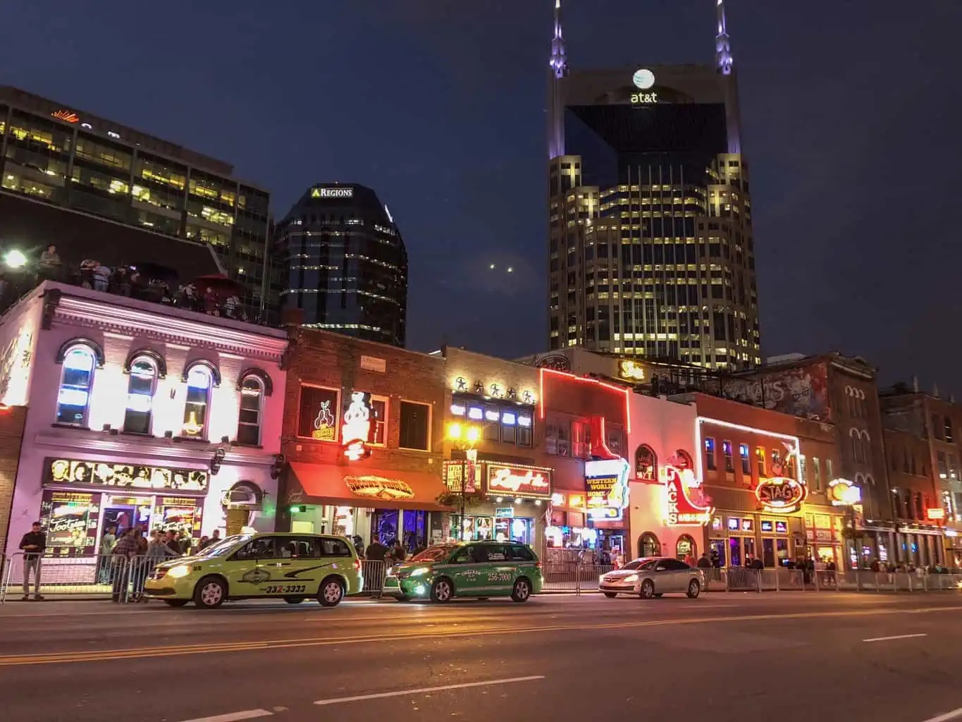 Broadway in Nashville, Tennessee