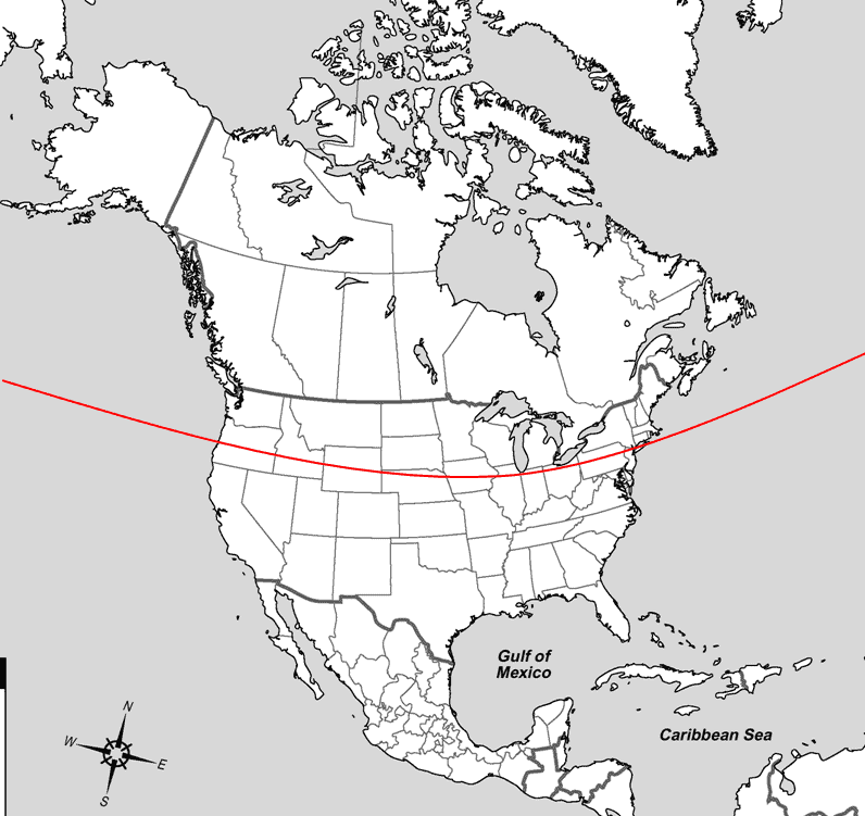 Northern Lights Map Northern Lights Map