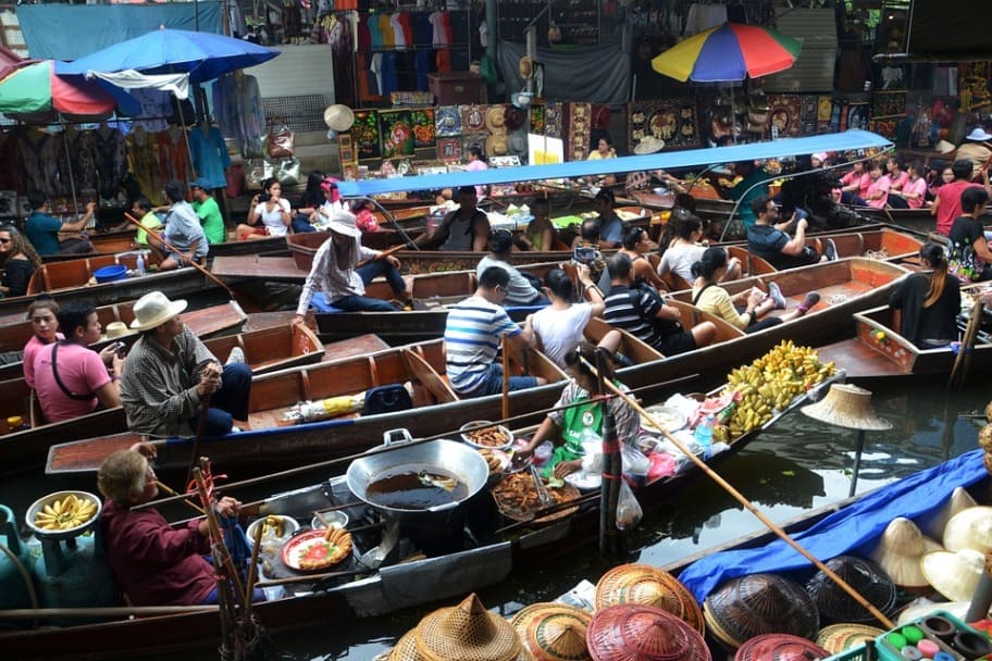 Top Places to See in Thailand - Floating Markets of Bangkok