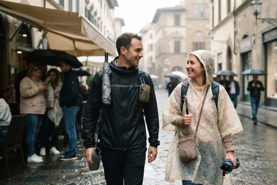 Pack a Rain Poncho or Umbrella Pack a Rain Poncho or Umbrella