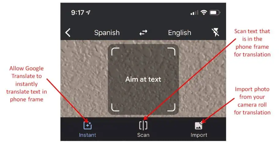 Google Translate Photo Translation Features