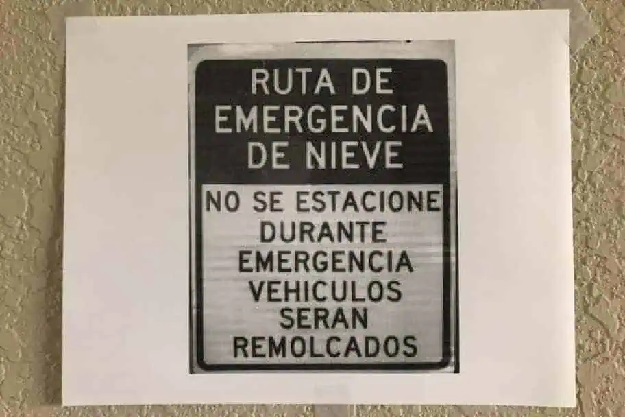 Road Sign Before Translate