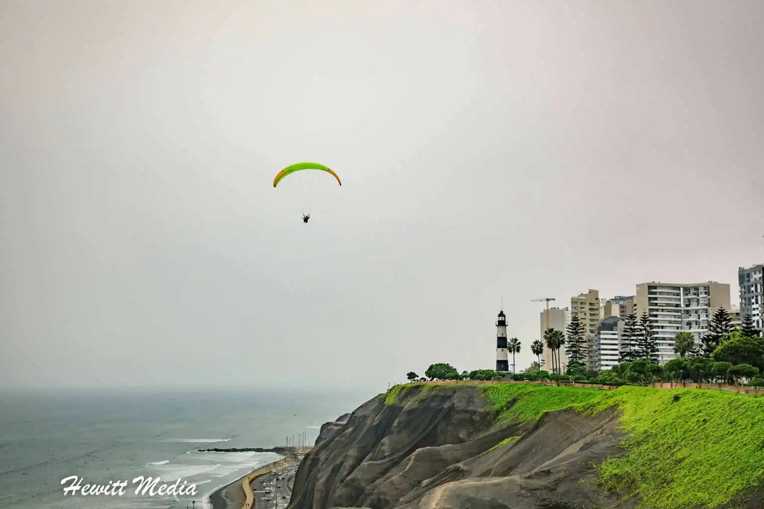 Lima Peru Travel Guide - Paragliding above Lima