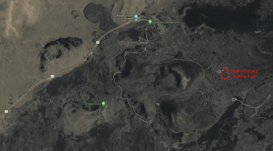 Devil's Orchard Nature Trail Map