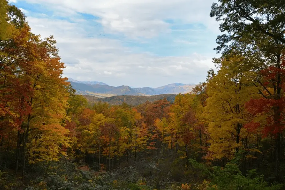 national parks in autumn - Great Smoky Mountains National Park