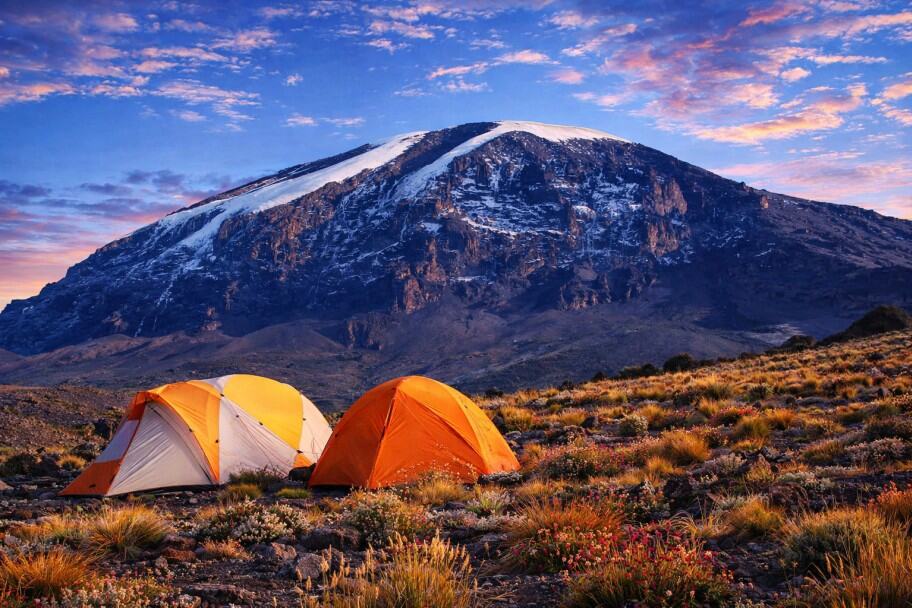 Camp on Mount Kilimanjaro Climbing Mount Kilimanjaro