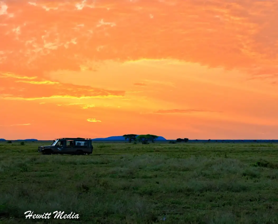 Instagram Travel Photography:  Serengeti Sunset