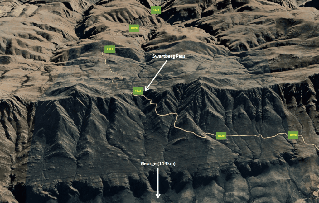 Swartberg Pass Map Top Garden Route Photography Spots - Swartberg Pass Map