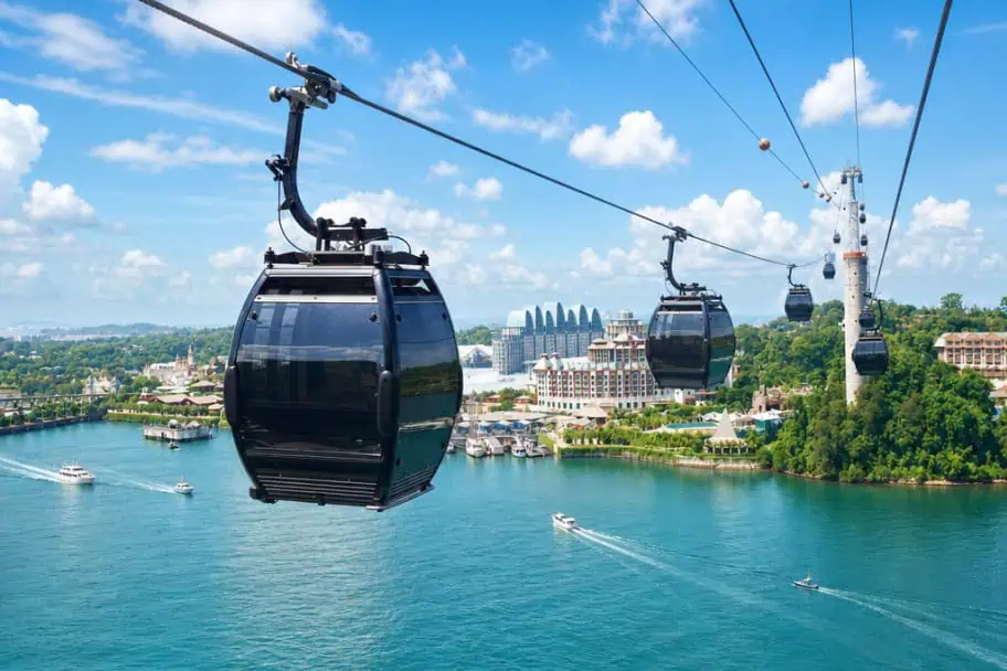 Singapore travel guide - Sentosa Island Cable Car