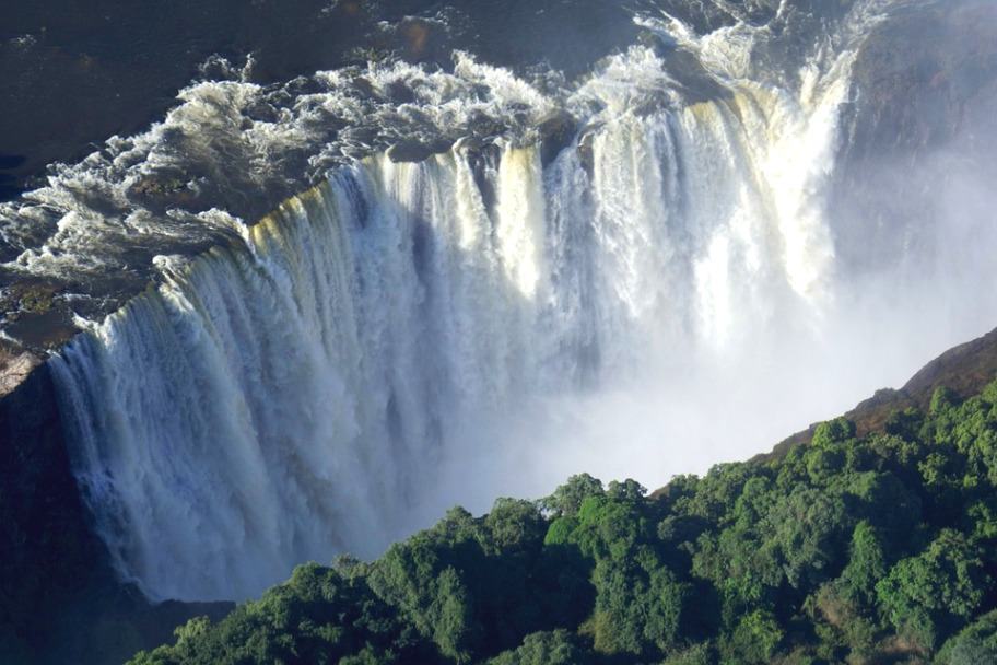 Guide to Victoria Falls Aerial View