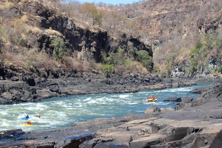 Guide to Victoria Falls - Whitewater Rafting