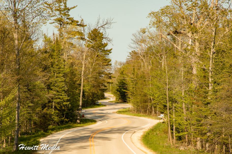 Door County Wisconsin Travel Winding Road