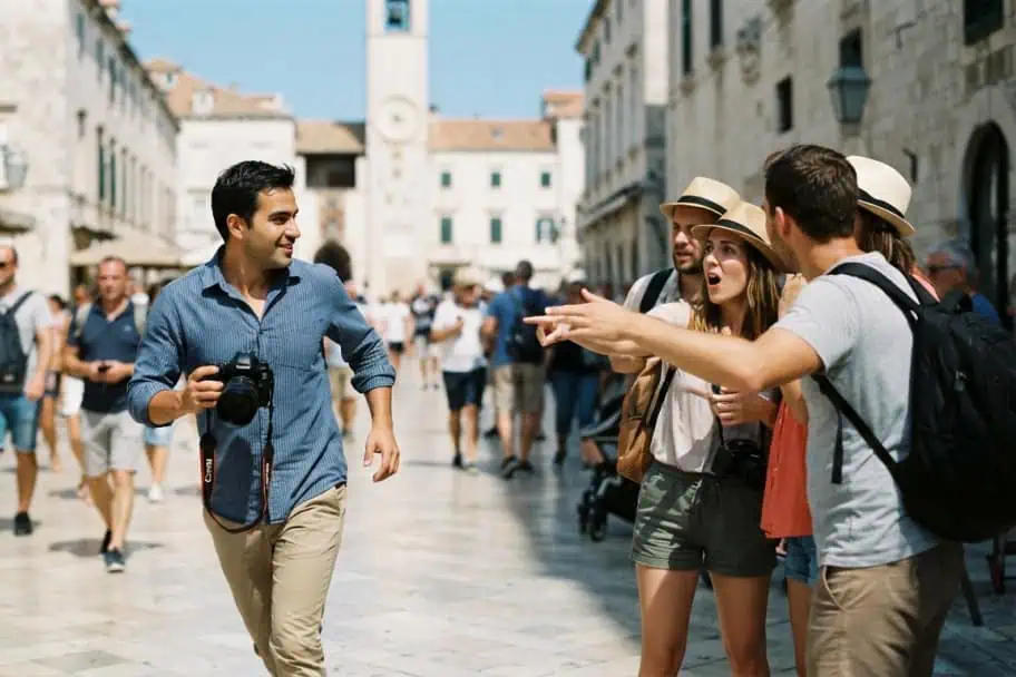 Group Photo Helper How to Avoid Common Travel Scams