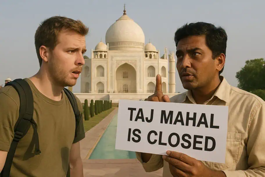 The Attraction You Want to See is Closed The attraction you want to see is closed travel scam