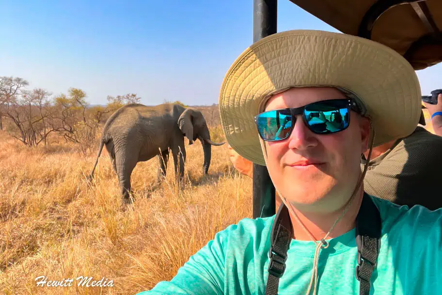 On safari in Kruger National Park in South Africa