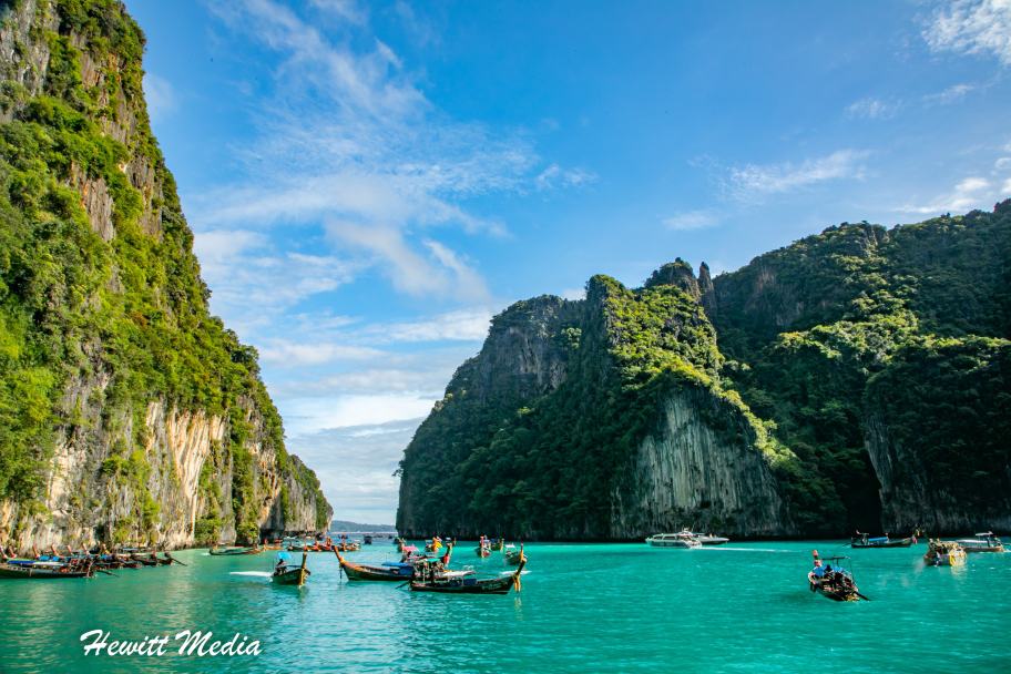 The Phi Phi Islands near Phuket, Thailand
