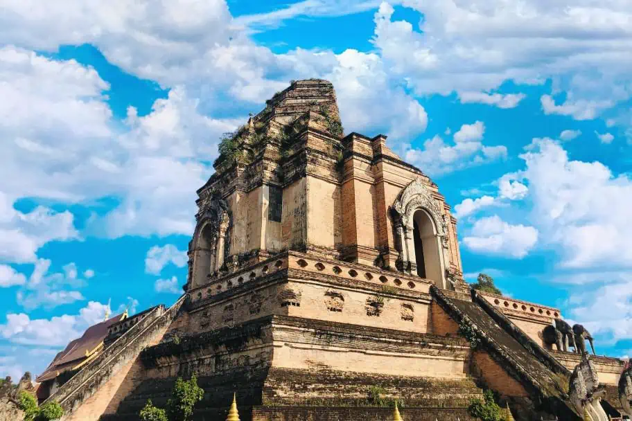Thailand and Cambodia Itinerary - Wat Chedi Luang Temple, Chiang Mai