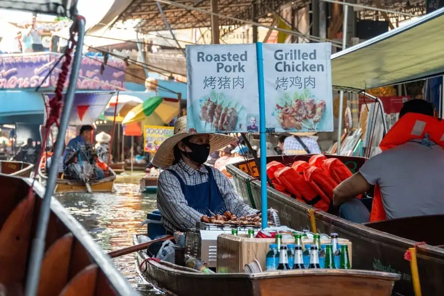 Thailand and Cambodia Itinerary - Bangkok Floating Market