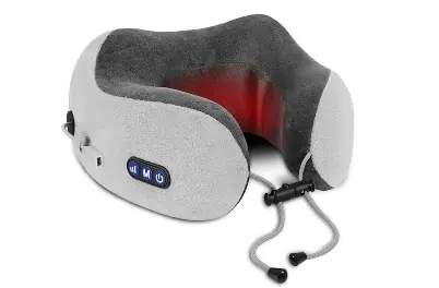 Massaging Travel Neck Pillow with Heat