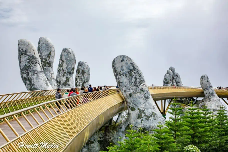 The Golden Bridge in Da Nang, Vietnam