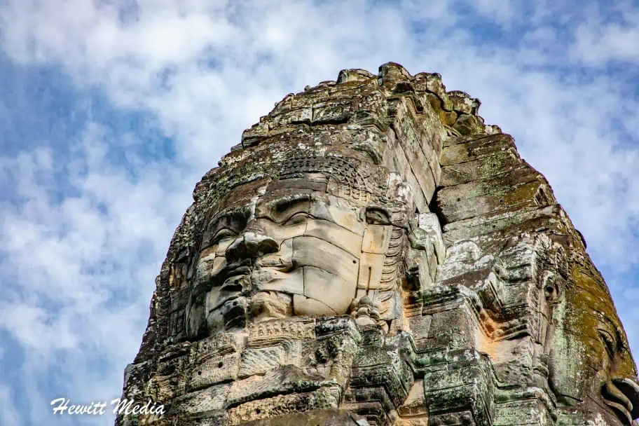 The Faces of the Bayon Temple in Siem Reap, Cambodia