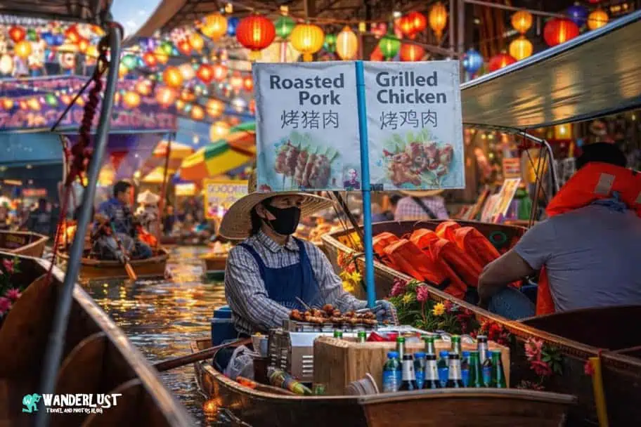 Bangkok Floating Market Thailand and Cambodia Itinerary - Bangkok Floating Market