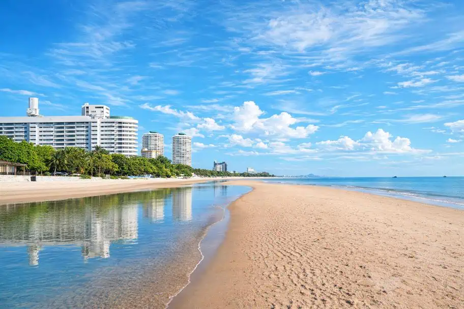 Hua Hin District on the Gulf of Thailand