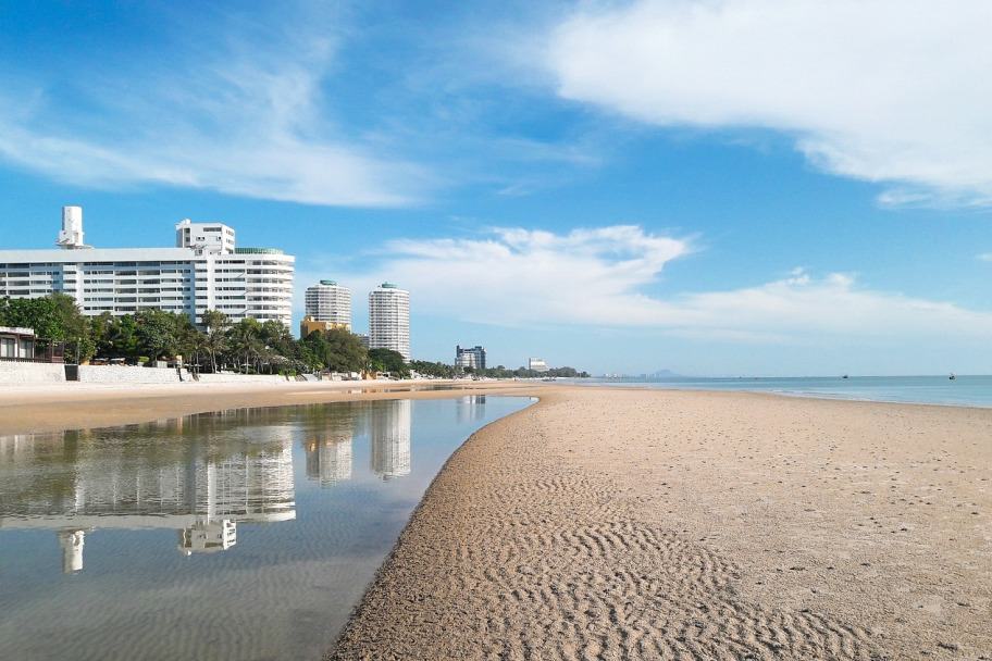 Hua Hin District on the Gulf of Thailand