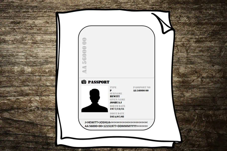 Tips for Solo Travel - Leave a Copy of Your Passport with Family