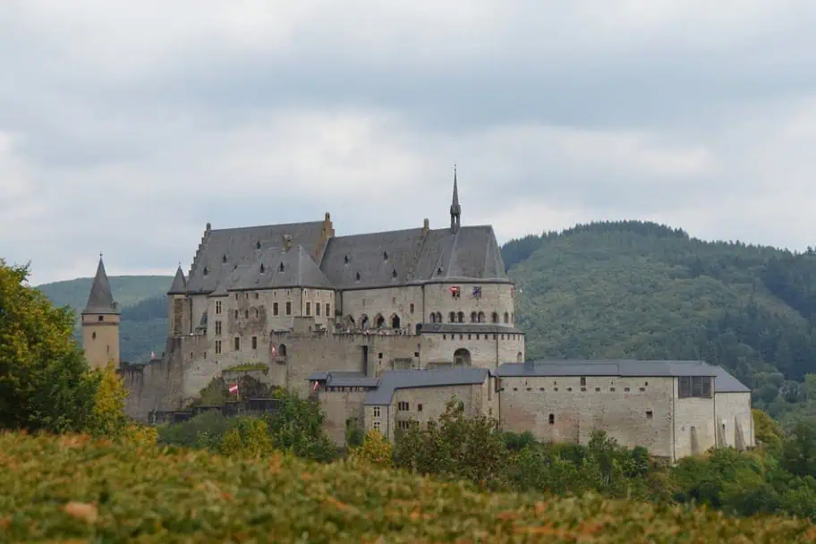 Vianden Castle in Luxembourg