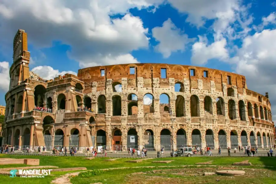 Day in Rome, Italy - The Colosseum