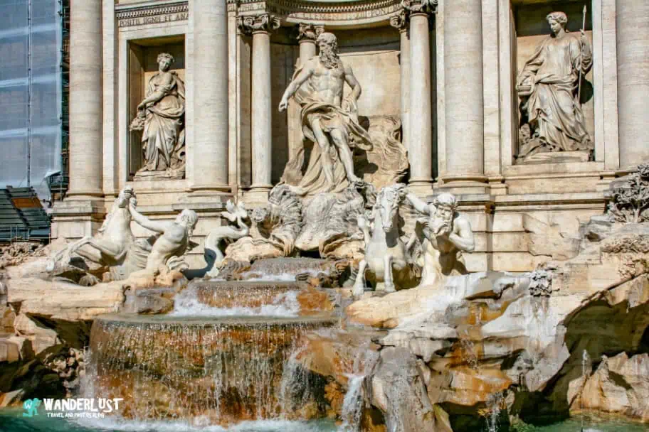 Day in Rome, Italy - The Trevi Fountain