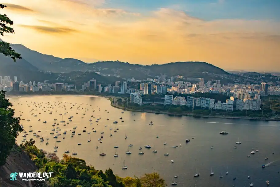 Sunset in Rio de Janeiro