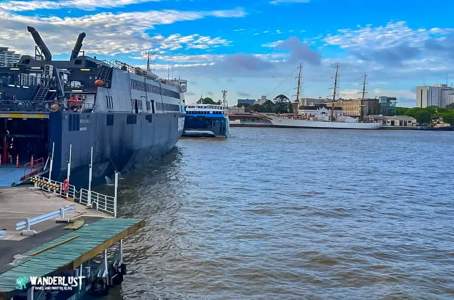 Ferry to Uruguay in Buenos Aires, Argentina