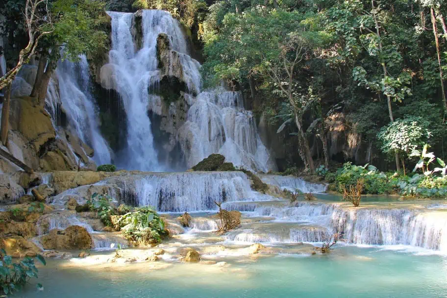 Most Incredible Waterfalls in the World - Kuang Si Waterfall