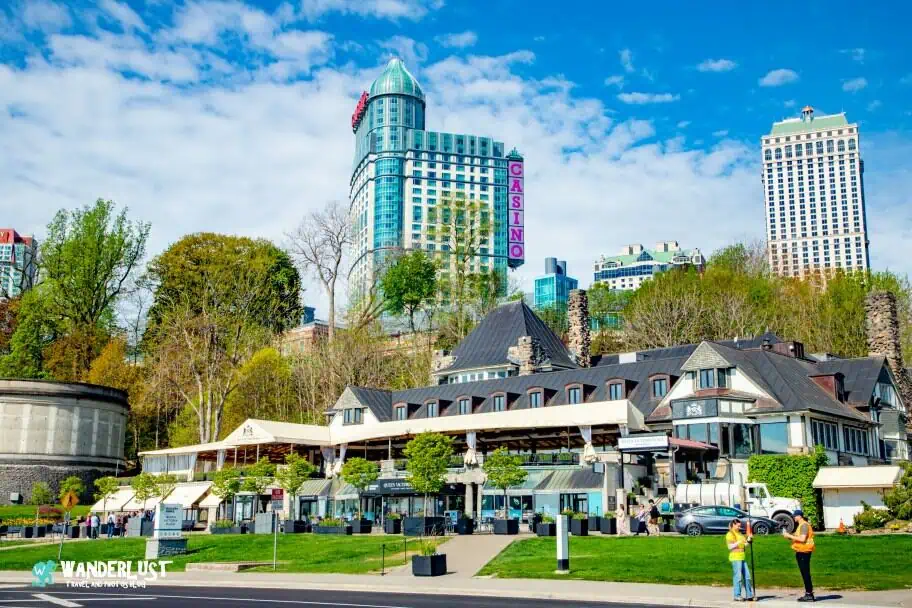 Queen Victoria Place Restaurant on the Canadian side